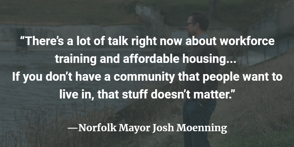 Norfolk Mayor Josh Moenning quote